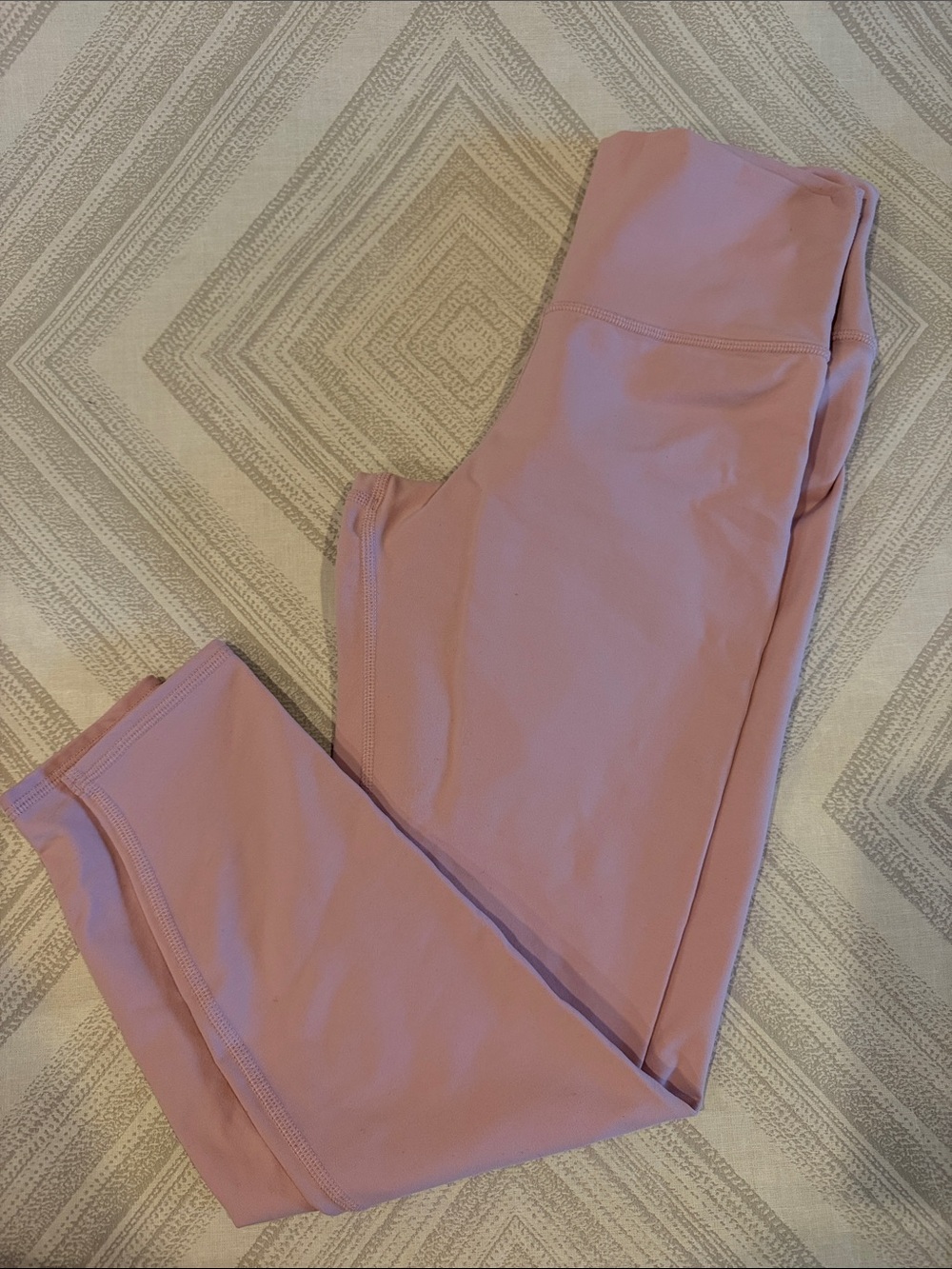 Alo Yoga Pink High Waist Leggings Thick Material Women’s Medium